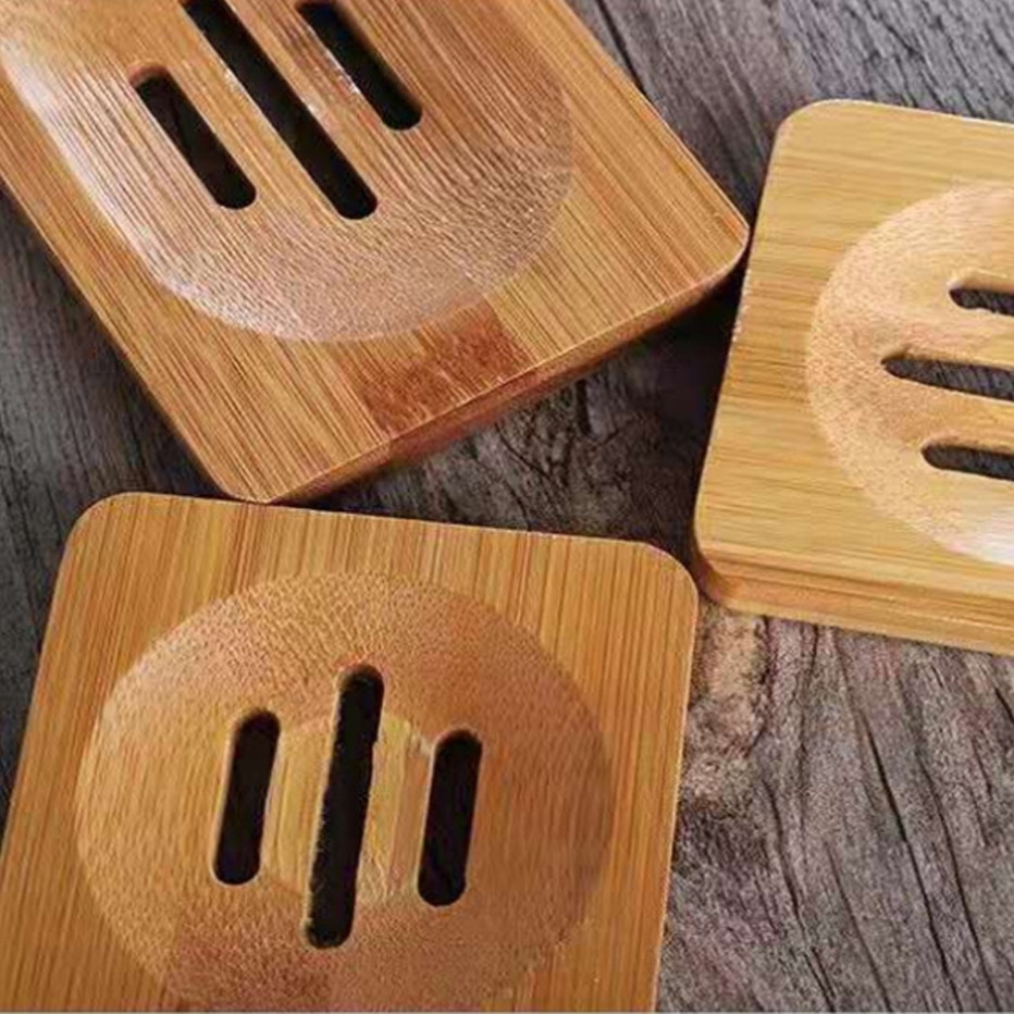 Natural Bamboo Wooden Soap Tray
