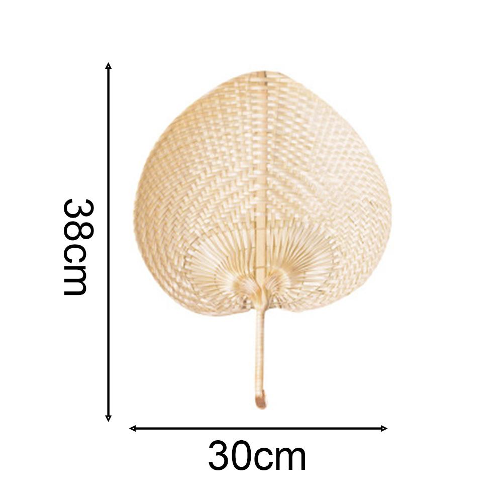 Natural Bamboo Woven Straw Fan