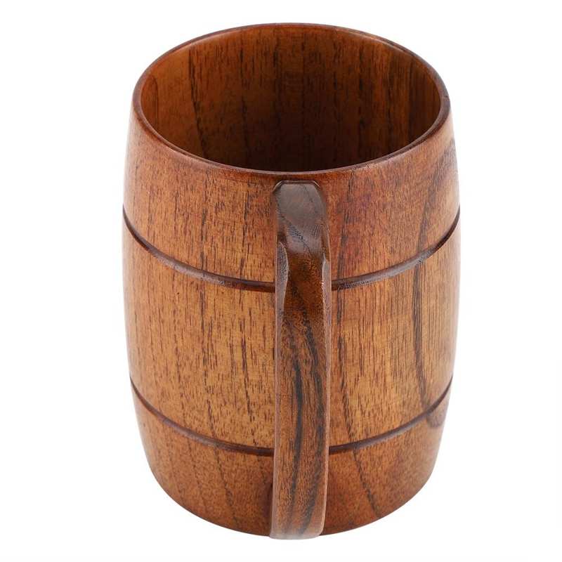 Natural Beer Wooden Mug