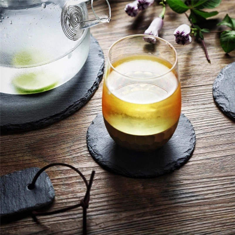Natural Black Slate Coaster Natural Black Slate Coaster