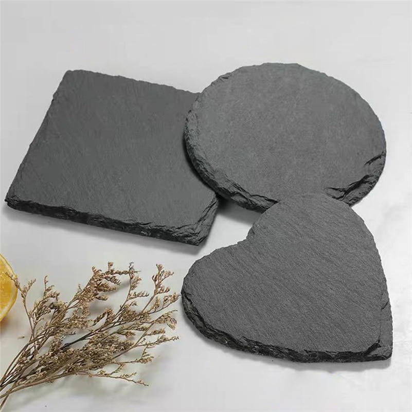 Natural Black Slate Coaster Natural Black Slate Coaster