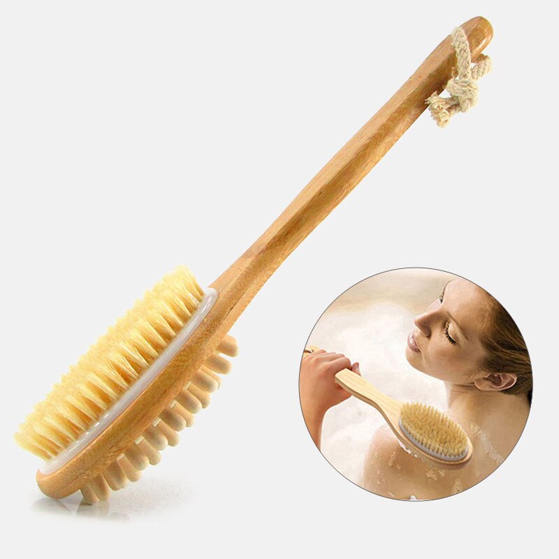 Natural Bristle Bamboo Body Brush Natural Bristle Bamboo Body Brush