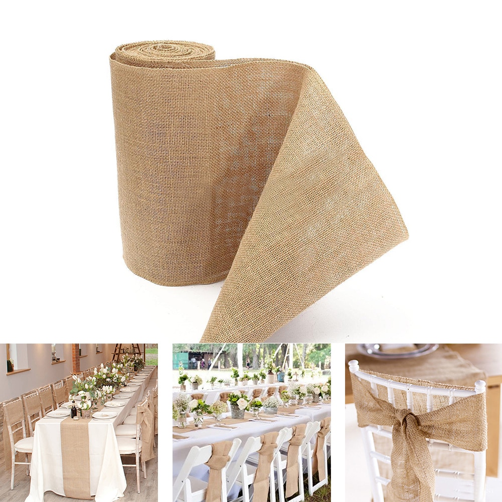 Natural Brown Jute Table Runner Natural Brown Jute Table Runner