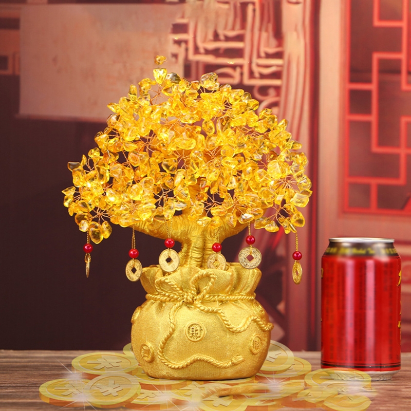 Natural Crystal Citrine Money Tree Natural Crystal Citrine Money Tree