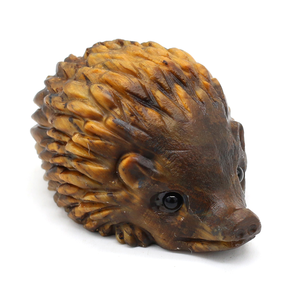 Natural Crystal Hedgehog Home Decor
