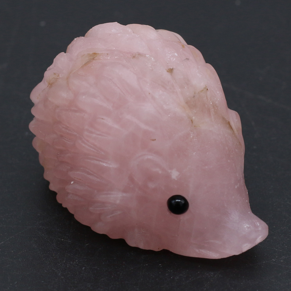 Natural Crystal Hedgehog Home Decor
