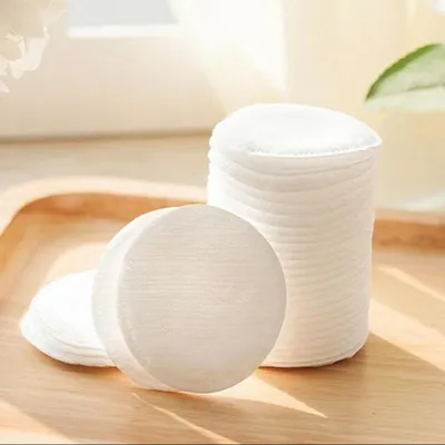 Natural Fiber Round Cotton Pads (100 pcs) Natural Fiber Round Cotton Pads (100 pcs)