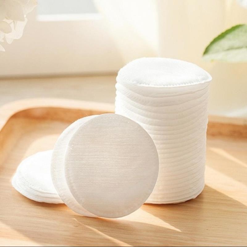 Natural Fiber Round Cotton Pads (100 pcs)