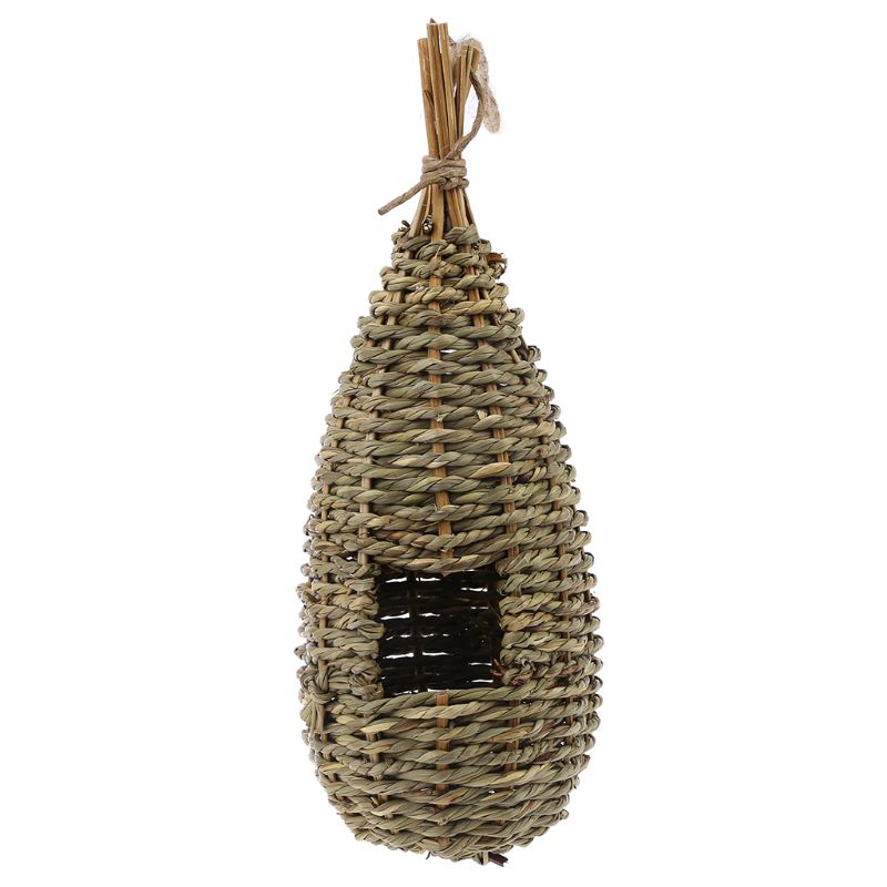 Natural Grass Outdoor Hanging Birdhouse Natural Grass Outdoor Hanging Birdhouse