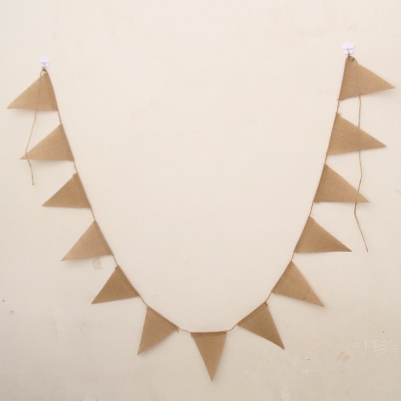 Natural Hanging Burlap Banners Natural Hanging Burlap Banners