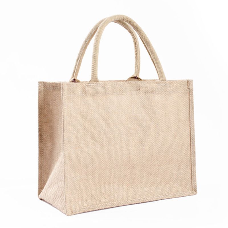 Natural Linen Shopping Bag Tote