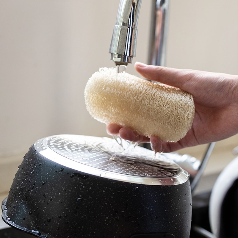 Natural Loofah Dish Sponge (5 pcs) Natural Loofah Dish Sponge (5 pcs)