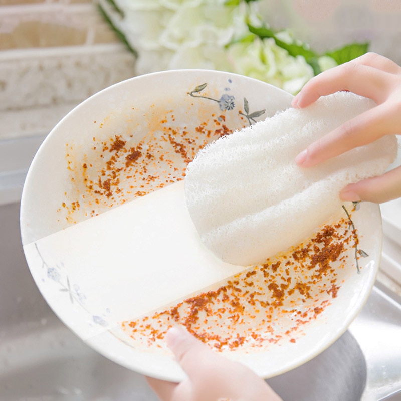 Natural Loofah Dish Sponges (3pcs)