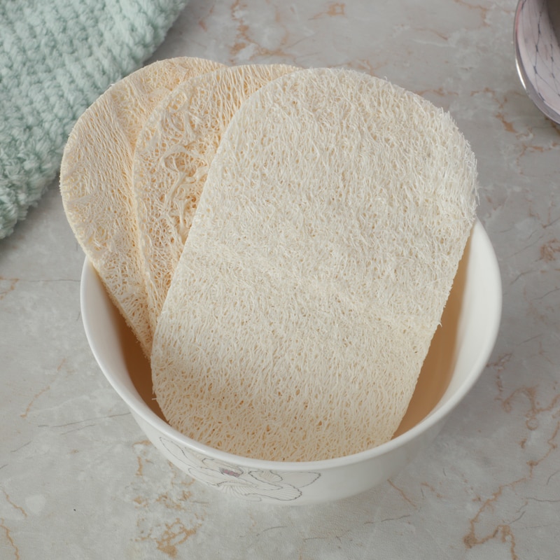 Natural Loofah Dish Sponges (3pcs)