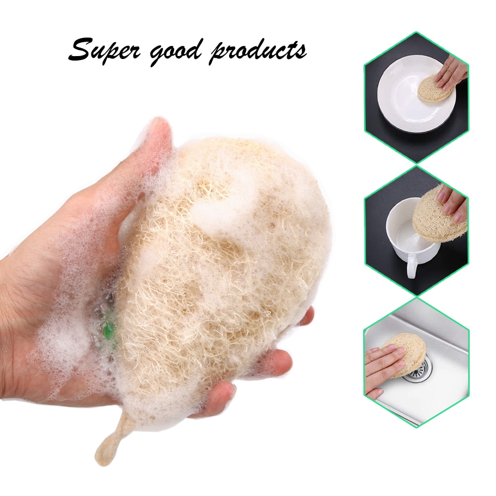 Natural Loofah Kitchen Sponge