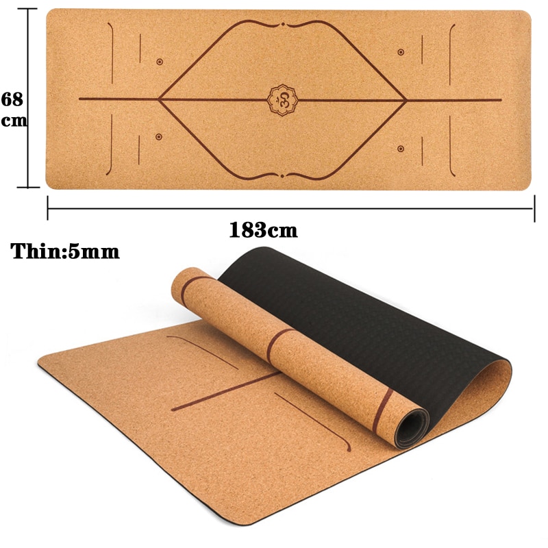 Natural Non-Slip Cork Yoga Mat
