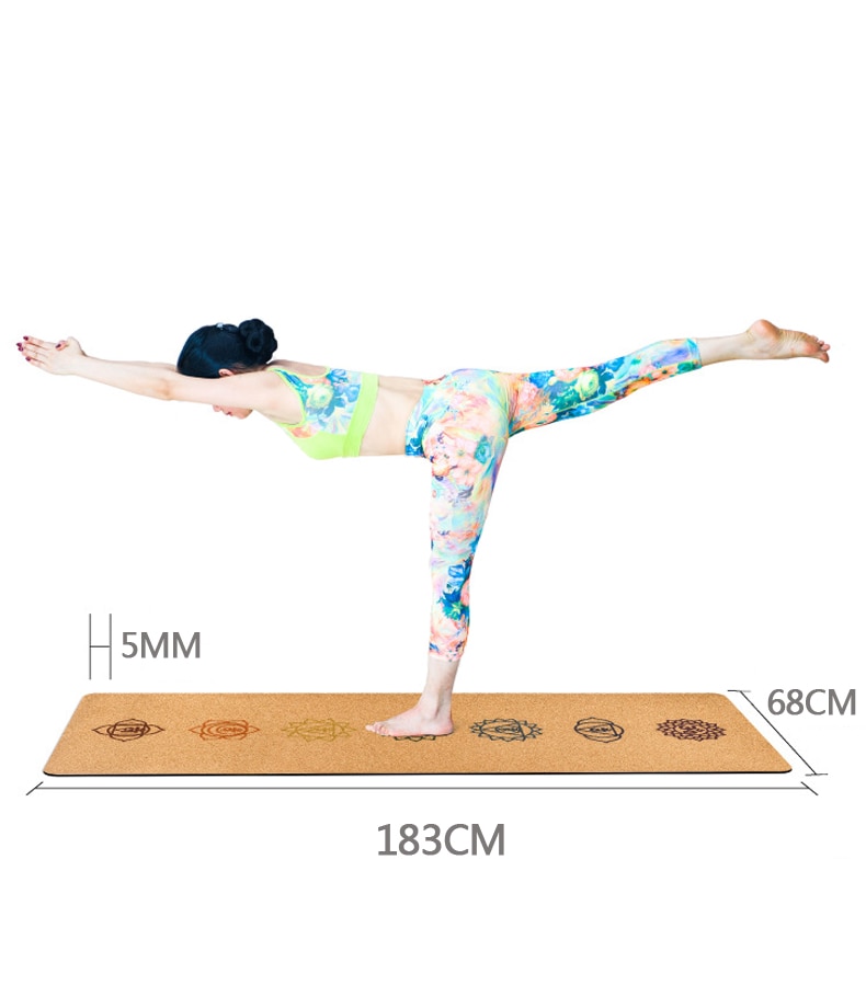 Natural Non-Slip Cork Yoga Mat