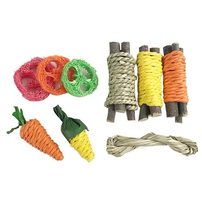 Natural Rabbit Chew Toys (9pcs)