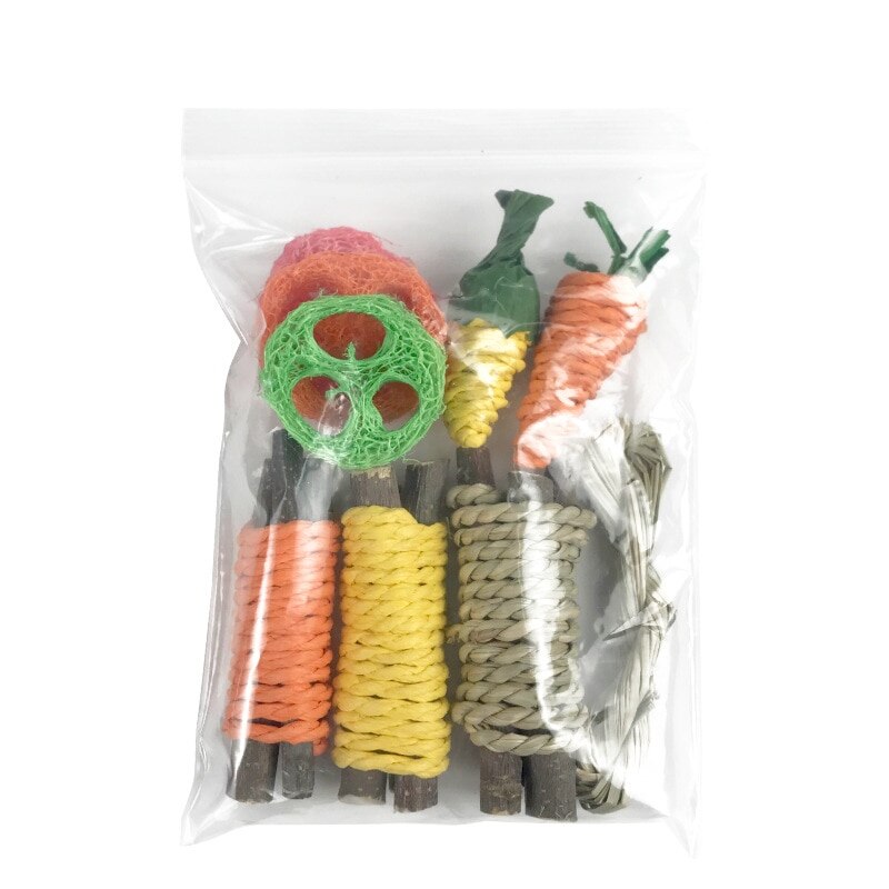 Natural Rabbit Chew Toys (9pcs)