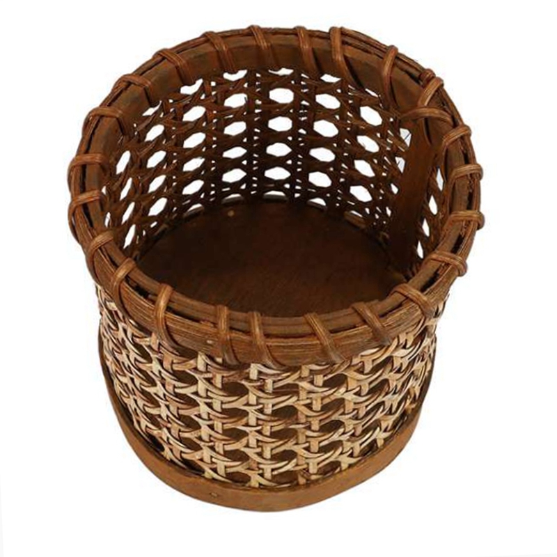 Natural Rattan Pen Holders (2pcs)