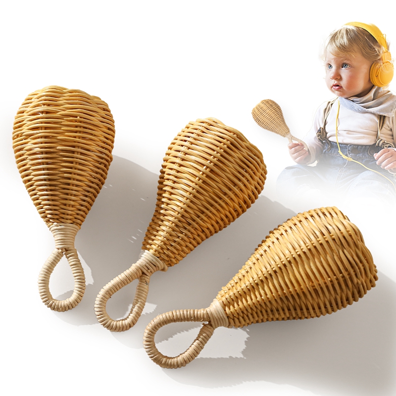 Natural Rattan Rattle Baby Toy Natural Rattan Rattle Baby Toy
