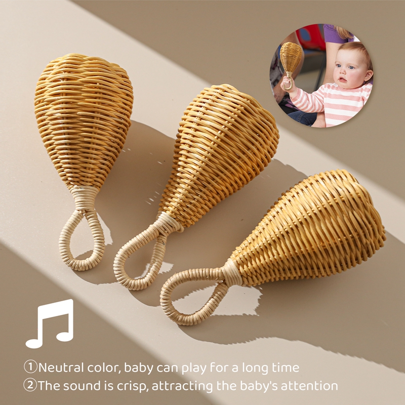 Natural Rattan Rattle Baby Toy Natural Rattan Rattle Baby Toy