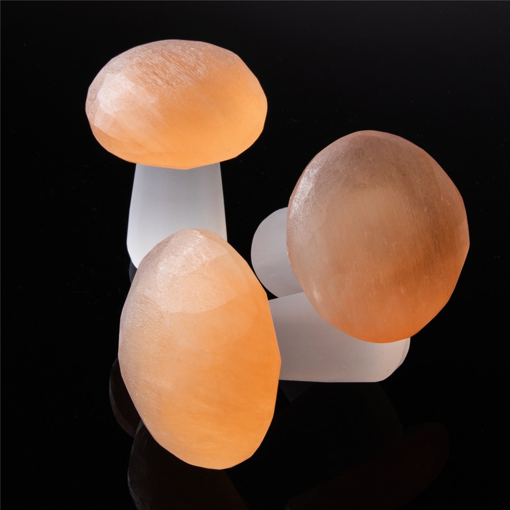 Natural Selenite Crystal Mushroom