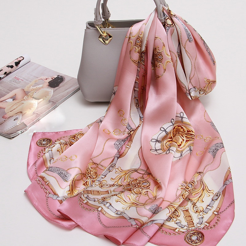 Natural Silk Ladies Scarf Bandana Natural Silk Ladies Scarf Bandana