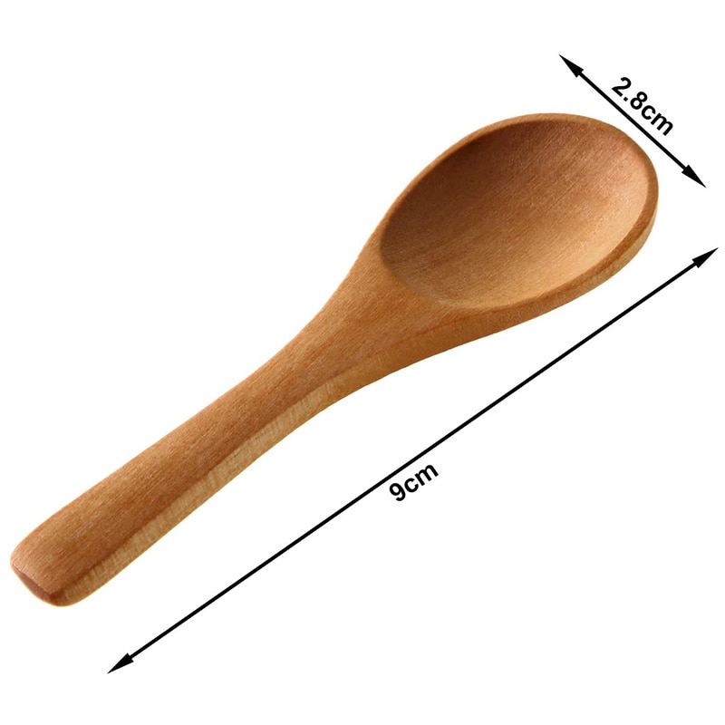 Natural Small Wooden Spoons (50pcs)