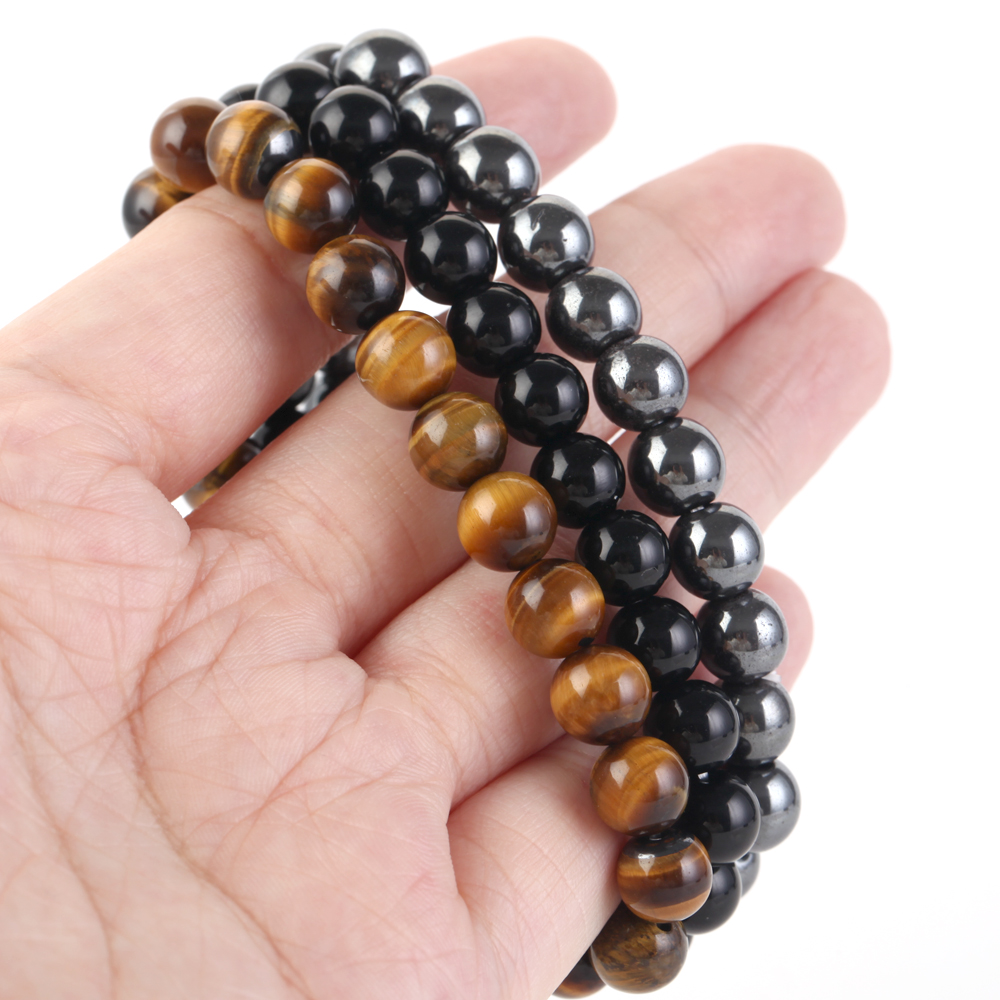 Natural Stone Bracelets Set (3pcs)