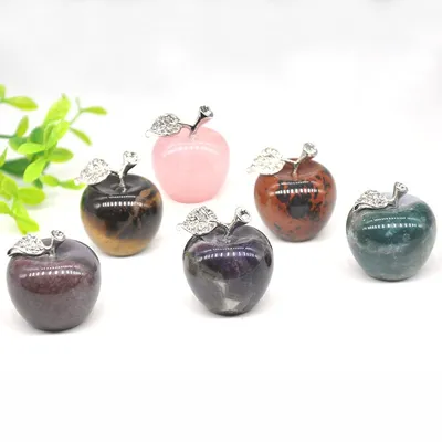 Natural Stone Crystal Apple