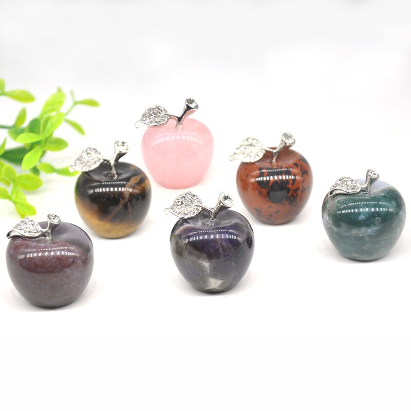 Natural Stone Crystal Apple