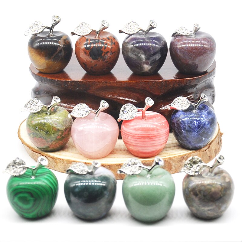 Natural Stone Crystal Apple