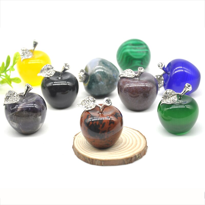Natural Stone Crystal Apple