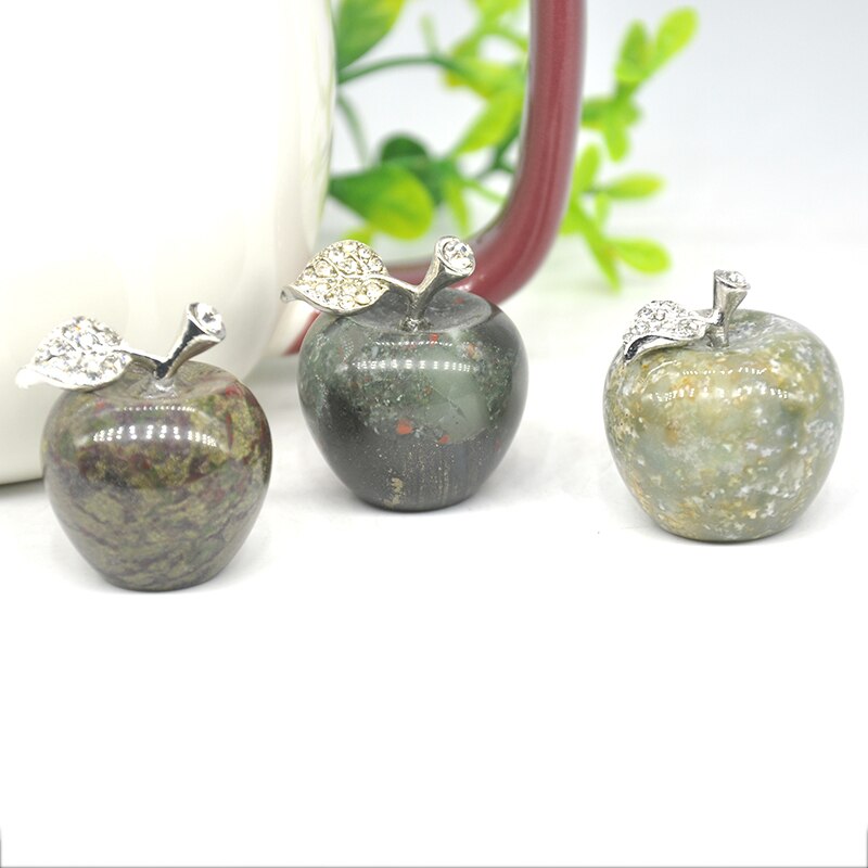 Natural Stone Crystal Apple