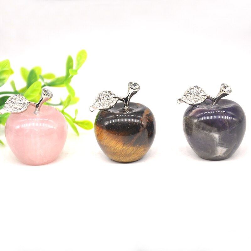 Natural Stone Crystal Apple