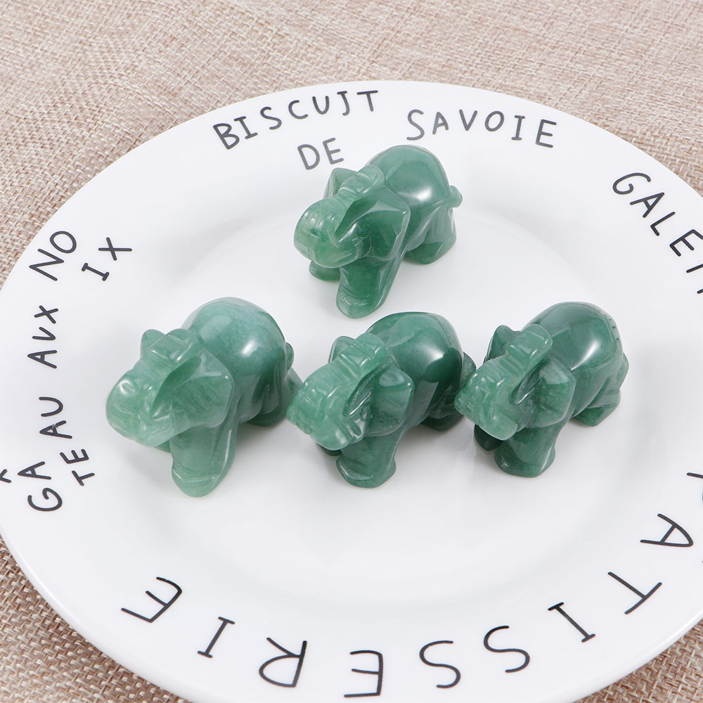 Natural Stone Jade Elephant