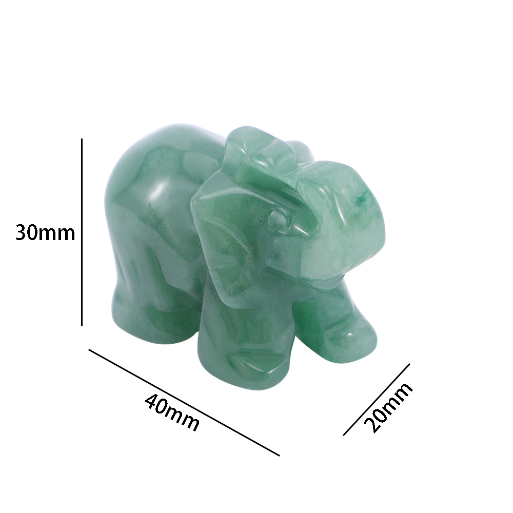 Natural Stone Jade Elephant