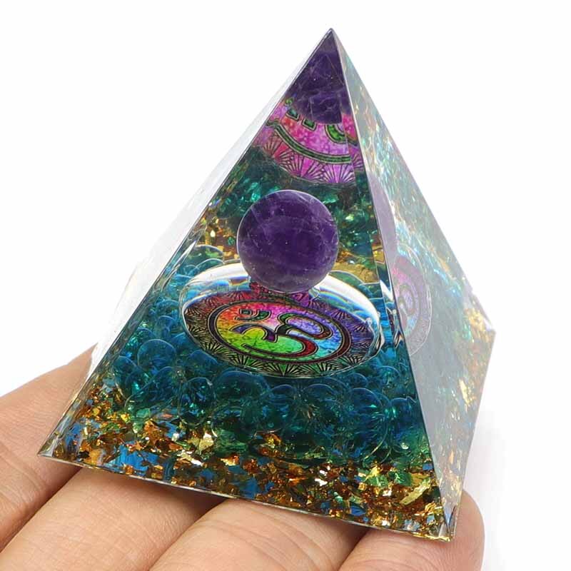 Natural Stone Orgone Energy Pyramid Natural Stone Orgone Energy Pyramid