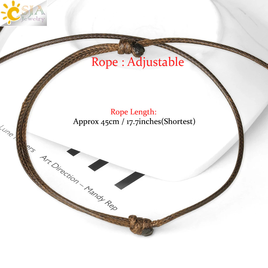 Natural Stone String Crystal Necklace