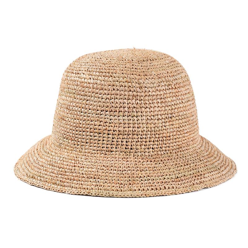 Natural Straw Bucket Hat