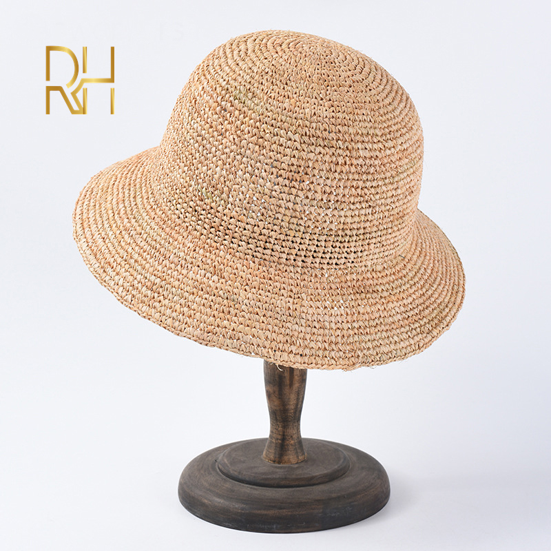 Natural Straw Bucket Hat