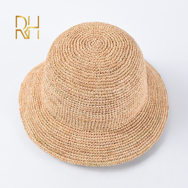 Natural Straw Bucket Hat