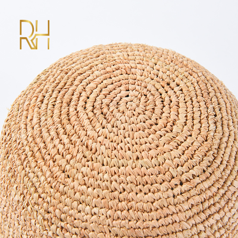 Natural Straw Bucket Hat