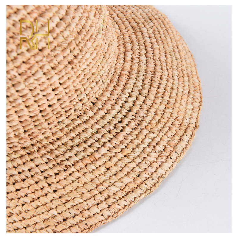 Natural Straw Bucket Hat