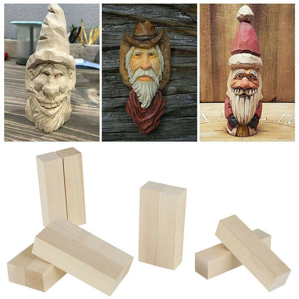 Natural Unfinished Basswood Carving Block
