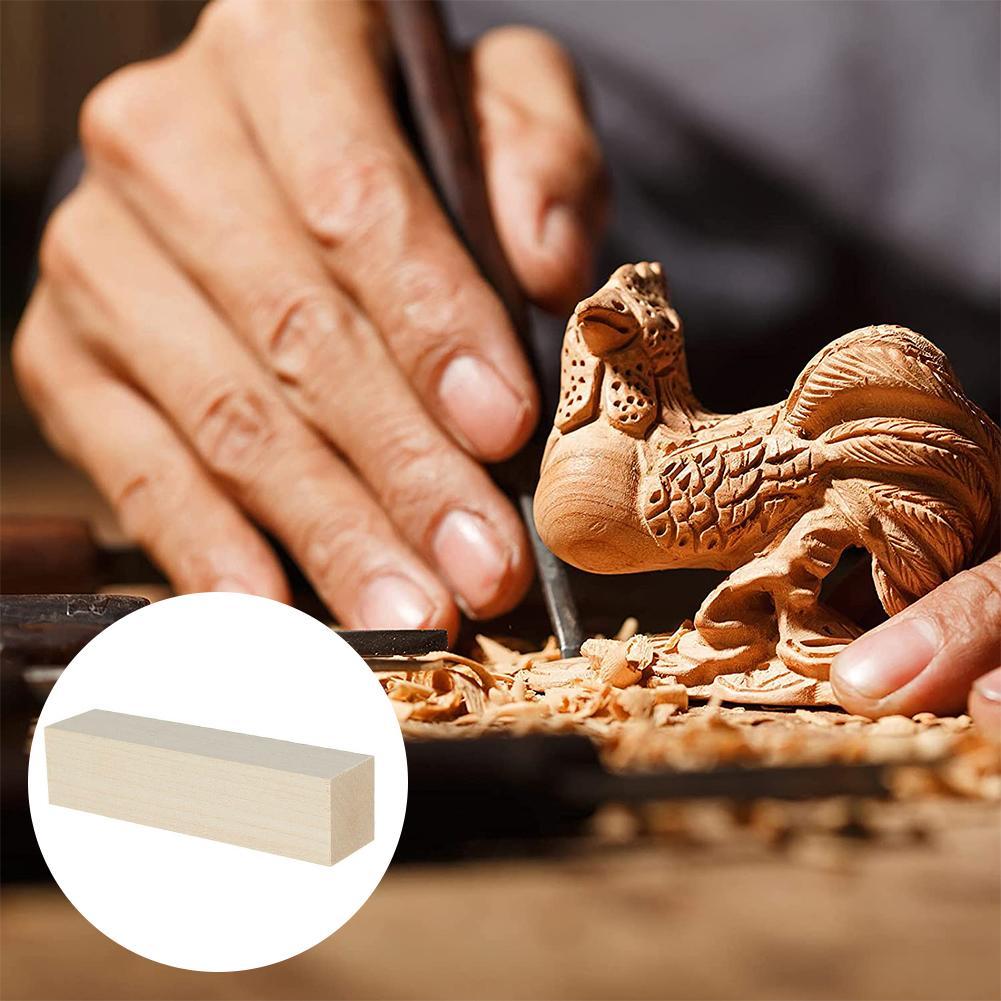 Natural Unfinished Basswood Carving Block Natural Unfinished Basswood Carving Block