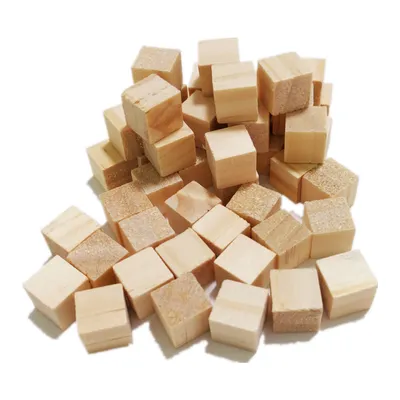 Natural Unfinished Wood Blocks (50pcs) Natural Unfinished Wood Blocks (50pcs)