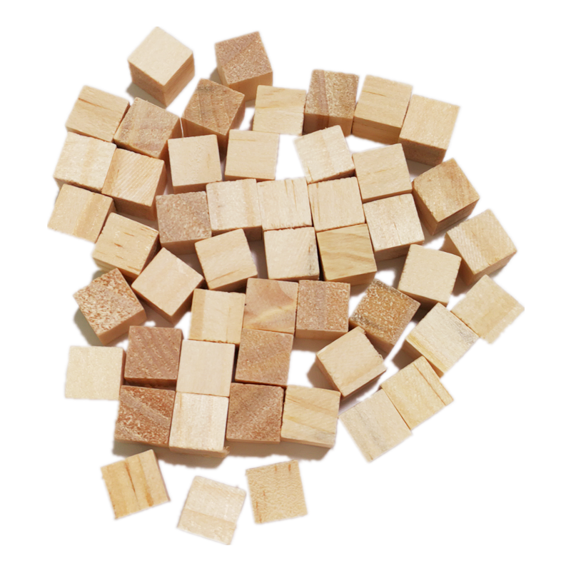 Natural Unfinished Wood Blocks (50pcs) Natural Unfinished Wood Blocks (50pcs)