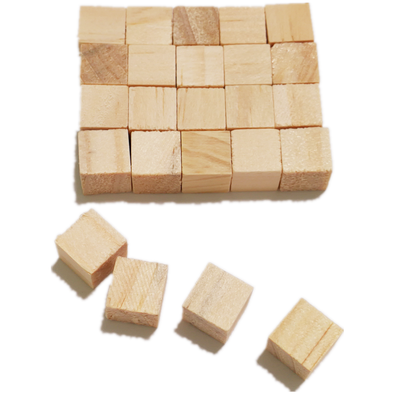 Natural Unfinished Wood Blocks (50pcs) Natural Unfinished Wood Blocks (50pcs)